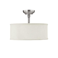 Loft Matte Nickel Semi-Flush