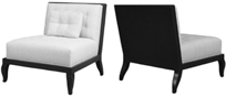 240-09 Gian Armless Chair