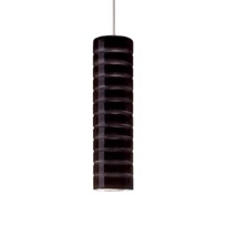 Strata Mini Pendant Black Gloss, item # LVMP03-BG