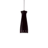 Pilsner Mini Pendant Black Gloss, item # LVMP07-BG