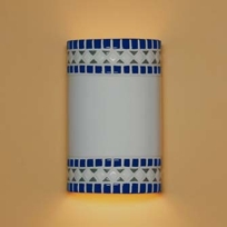 Borders Wall Sconce Cobalt Blue, item # M20301-CB