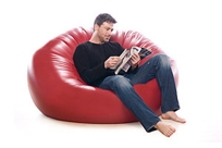 Jaxx Faux Leather Large Beanbag