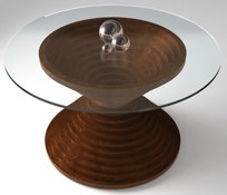 Hours of Glass Dining Table