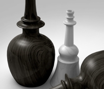 Check + Mate Vase Set