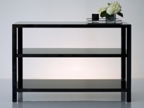 "Gangster" Acrylic/Lucite Console Table
