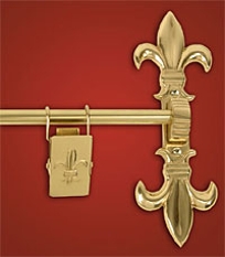 Tapestry Hangers: Fleur-de-lis Tapestry Hanger