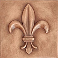 Accent Tiles: Fleur-de-lis