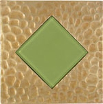 Accent Tiles: Hammered with Glass Inlay