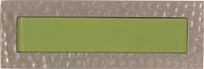Accent Borders: Hammered with Glass Inlay
