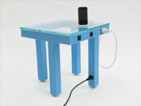SideWired Table: Wired End Table