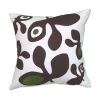 Flannel/Felt Pods Pillow (Chocolate) By Balanced Design