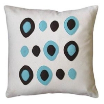 Flannel/Felt Eggs Pillow (Chocolate) By Balanced Design