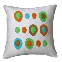 Flannel/Felt Eggs Pillow (Multi) By Balanced Design