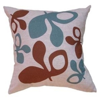 Linen Pods Pillow (Blue/Chocolate) By Balanced Design