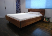 Floating Black Walnut Bed