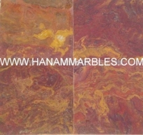 MULTI RED ONYX TILES