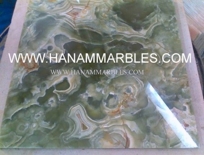 DARK GREEN ONYX TILES