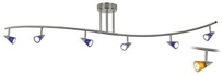 Pro Track® 300 Watt Amber and Blue Glass Six Light Wave