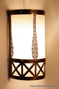 Moroccan lighting: Moroccan sconce