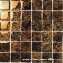 Gold Leaf Glass Mosaic