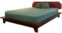 Wood Bed Frames: The Zen Bed W/Headboard