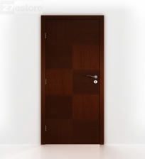 Contemporary interior door Wenge Checkers