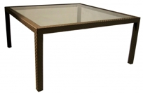Alpine Dining Table w/ Glass Inset