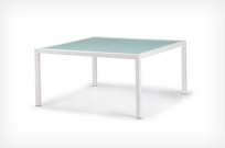 Barcelona Dining table  (150 x 150 cm) chalk