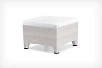 Barcelona Footstool  chalk