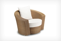 Hemisphere Lounge chair  natural