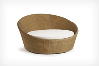 Orbit Loveseat without canopy natural