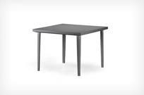 Pontoon Dining table (100 x 100 cm) darkgray