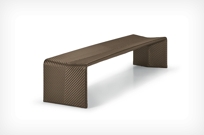 Stream Long bench  bronze