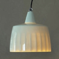 Caolina - white porcelain pendant