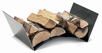 Wood Bridge Log Holder