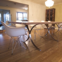 Custom Long Leaf Pine Dining Table