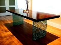 Shatter Glass Table