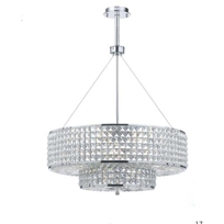 Chelsea Polished Chrome Four-Light Crystal Pendant