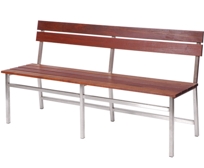 Dining Bench with Back