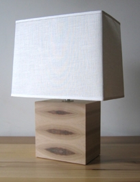 Poplar End Grain Lamp