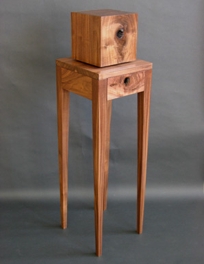 "Knotty By Nature" Birdhouse/Table