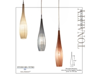 Studio Bel Vetro Pinstriped Pendants