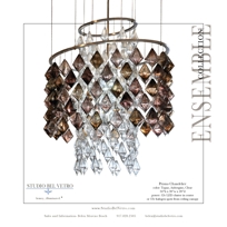 Studio Bel Vetro Custom Prism Chandelier
