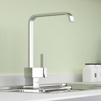 Single Lever Chrome Swivel Kitchen Faucet 0373