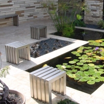 Linear Bench - 100% Stainless Steel - Permanent Installation Options - Stock and Custom Sizes