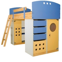 Loft Bed Blue