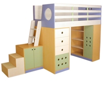 Loft Bed w/ Steps