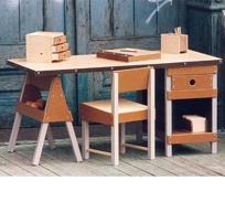 Saw Horse Desk