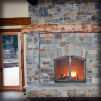 The Big Sky Woodburning Fireplace