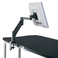 Flat Panel Monitor Arm, Standard, Black